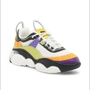 Moschino Fantasy Multicolor Lace-Up Sneakers